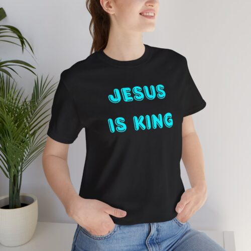 Jesus Is King - Blue - Unisex T-shirt